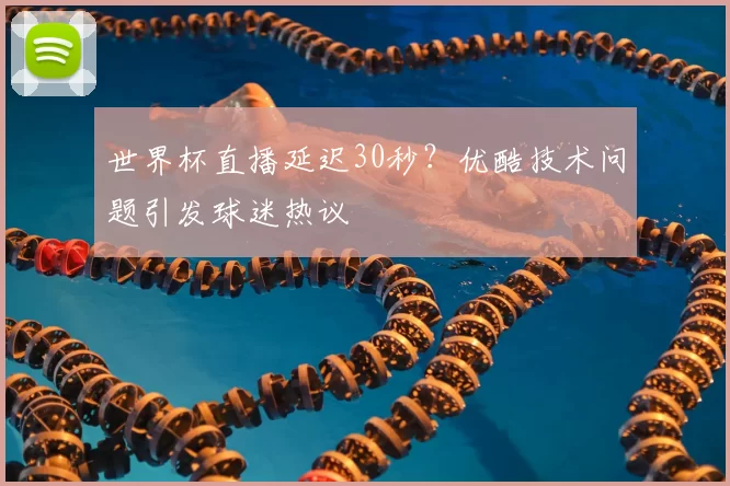 世界杯直播延迟30秒？优酷技术问题引发球迷热议