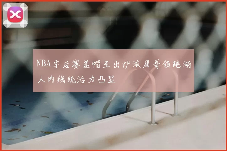 NBA季后赛盖帽王出炉浓眉哥领跑湖人内线统治力凸显